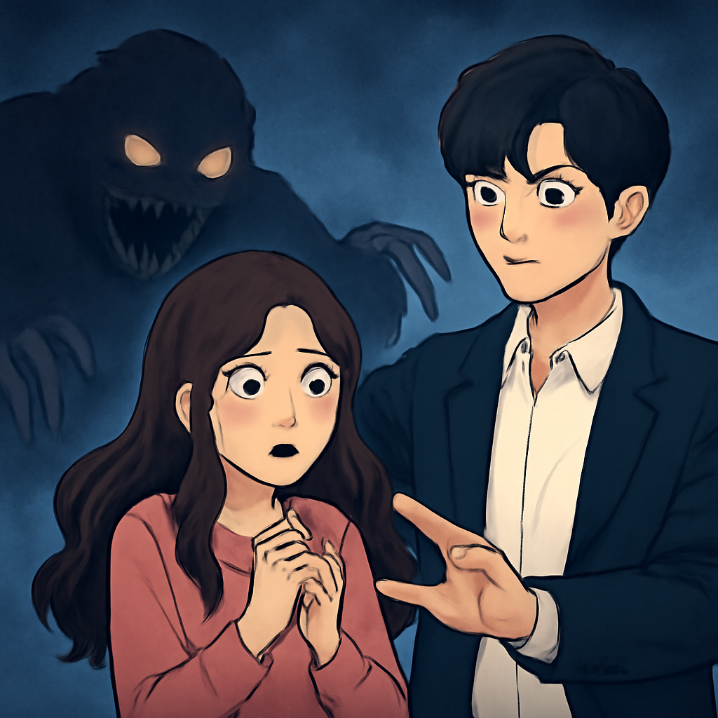 아이돌이 나를 괴물에서부터 지켜주는 꿈