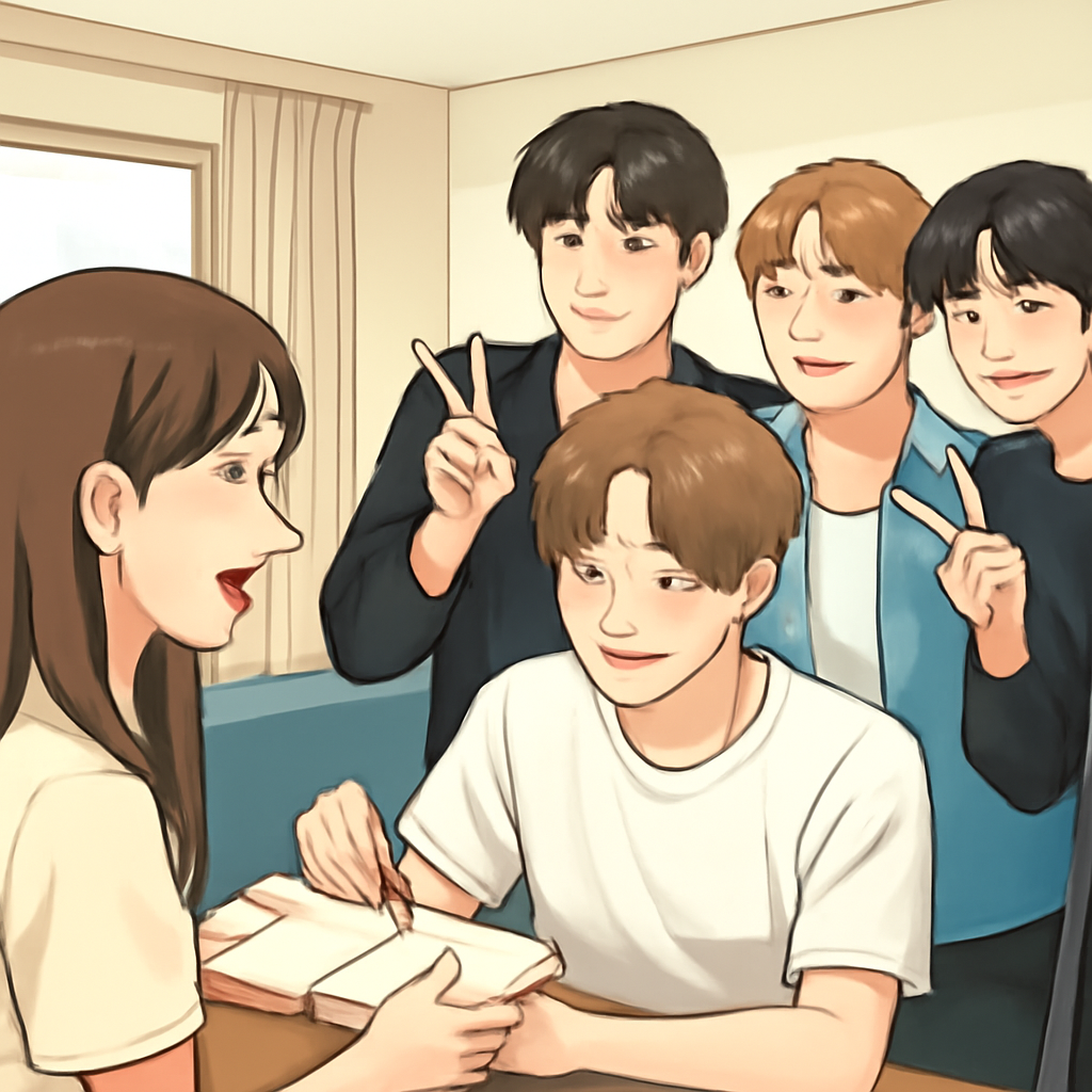 아이돌 숙소에가서 사인받고 사진찍은꿈 - 꿈 해몽, 꿈 풀이(+자세한 해석)이미지