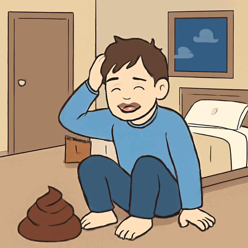 참지 못하고 방에 똥싼꿈