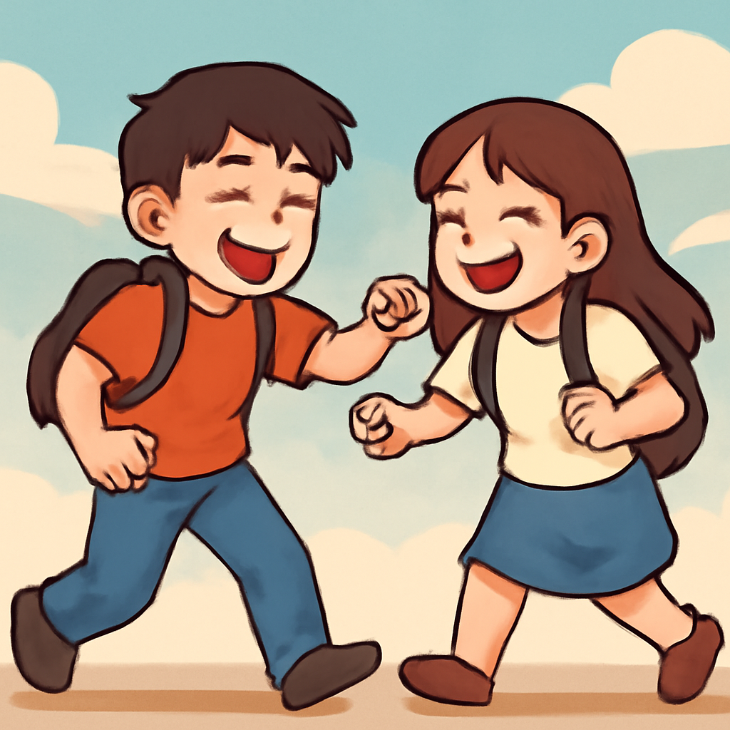 친해지고 싶은 친구랑 서로 밀치면서 장난치면서 가는 꿈 - 꿈 해몽, 꿈 풀이(+자세한 해석)이미지