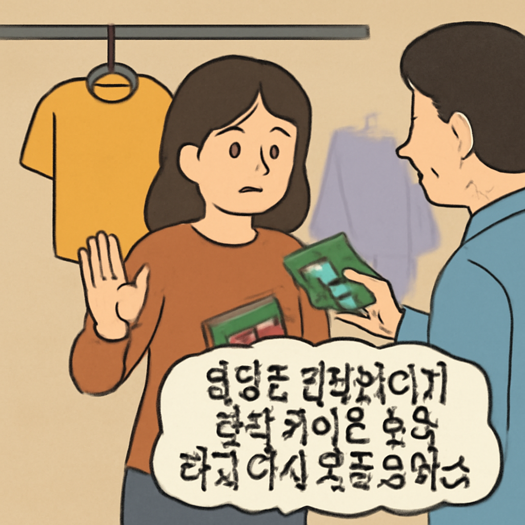 옷값을지불했다가 가격차이로 안산다고 다시되돌 려받았어요 - 꿈 해몽, 꿈 풀이(+자세한 해석)이미지