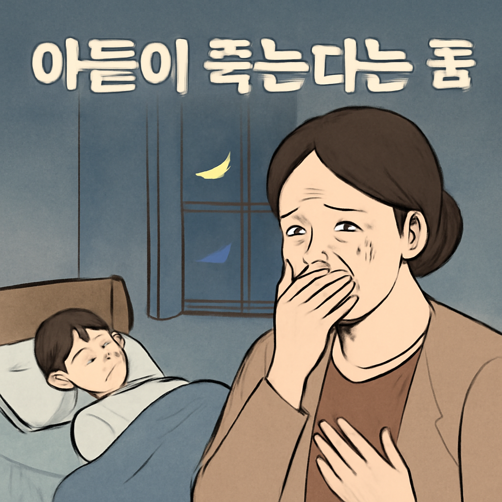 아들이죽는다는꾸