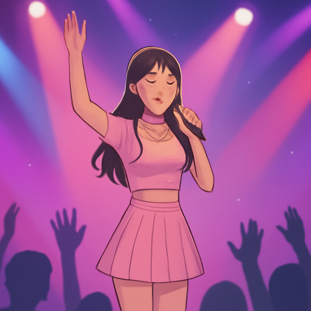 같이했던 아이돌이 무대에 서서 전 노래로 무대를 마친 꿈