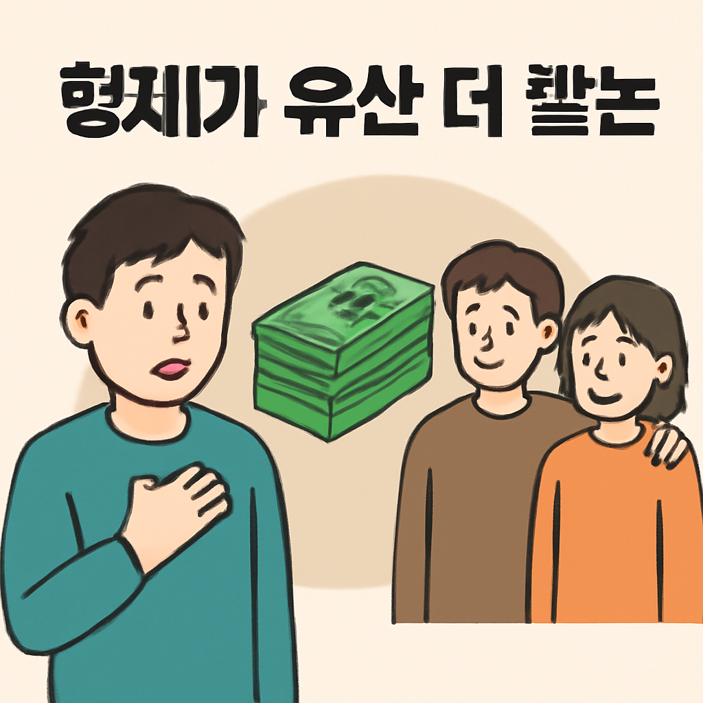 형제가 유산 더 받는 