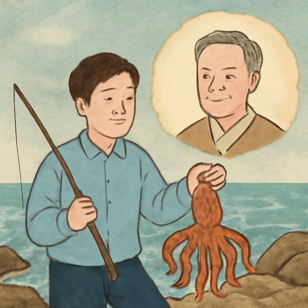 낙지를잡아 돌아가신아버지께 삶아드리는 꿈 - 꿈 해몽, 꿈 풀이(+자세한 해석)이미지