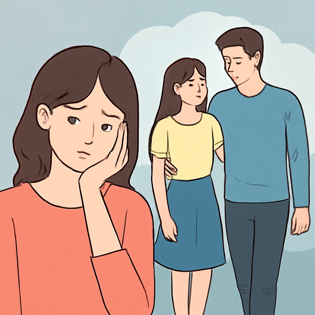 좋아하는 여자가 다른남자와 같이 있는 꿈