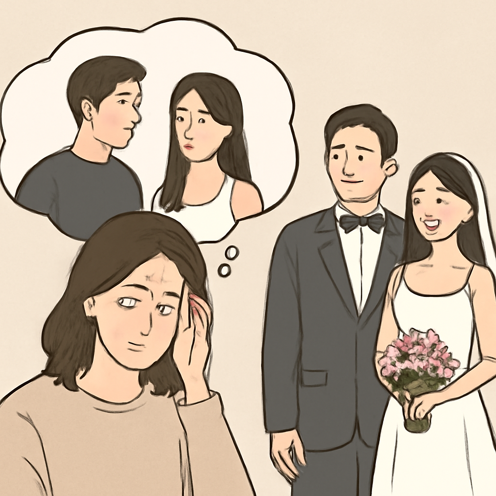 잠깐 만나다 나쁘게 헤어진 남자가 11살연하와 결혼하는