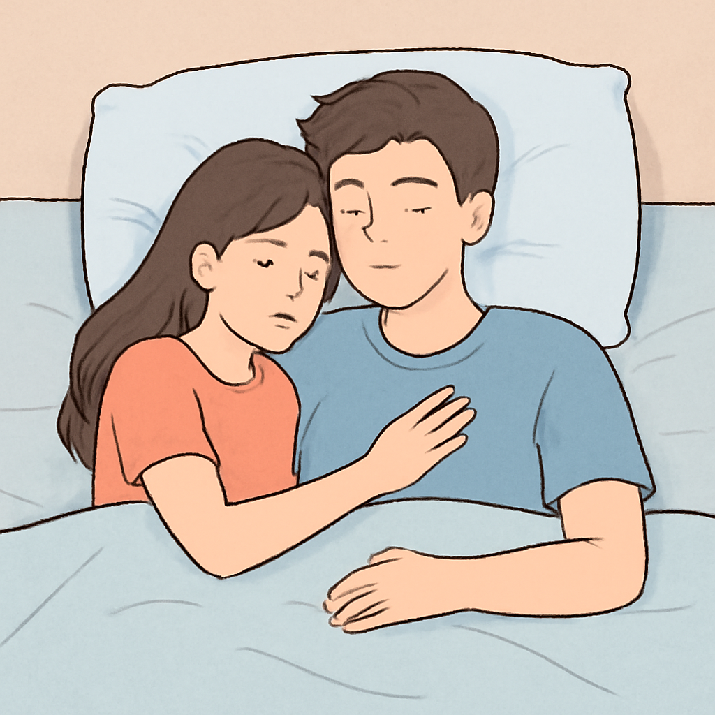 좋아하는사람이랑 침대에서 누워있는꿈