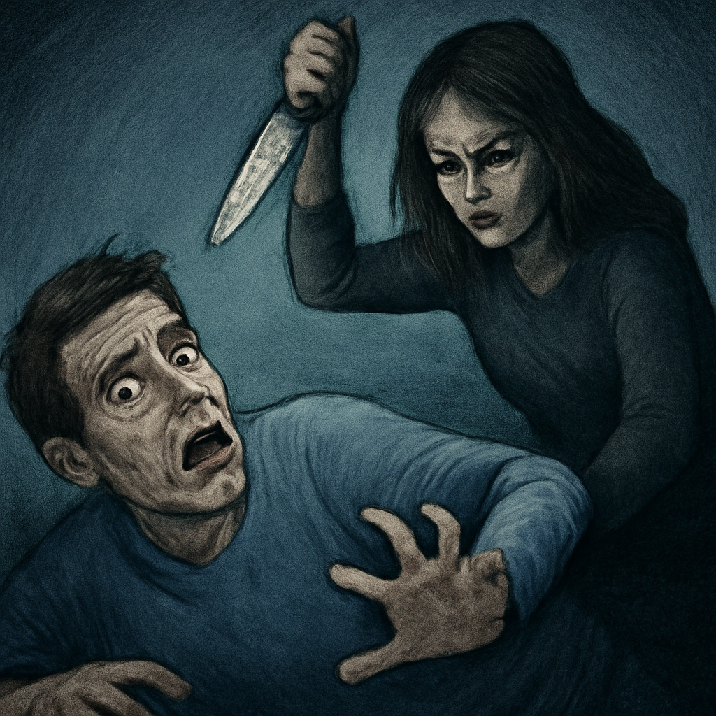 모르는 여자가 나를 죽이려고 하는 꿈