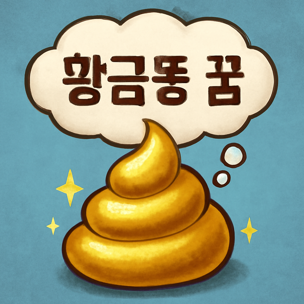 황금똥 꿈 - 꿈 해몽, 꿈 풀이(+자세한 해석)이미지