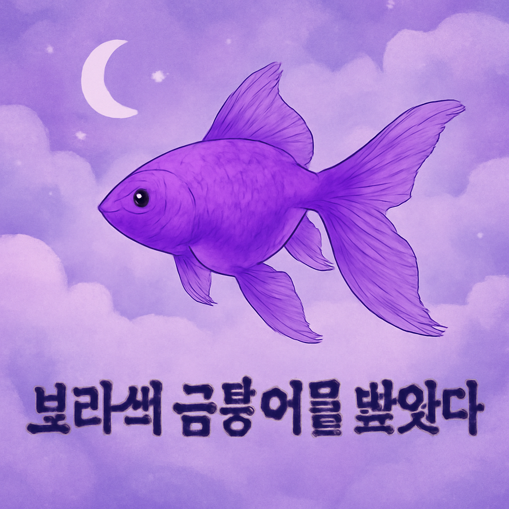 보라색금붕어를 봤었다 - 꿈 해몽, 꿈 풀이(+자세한 해석)이미지