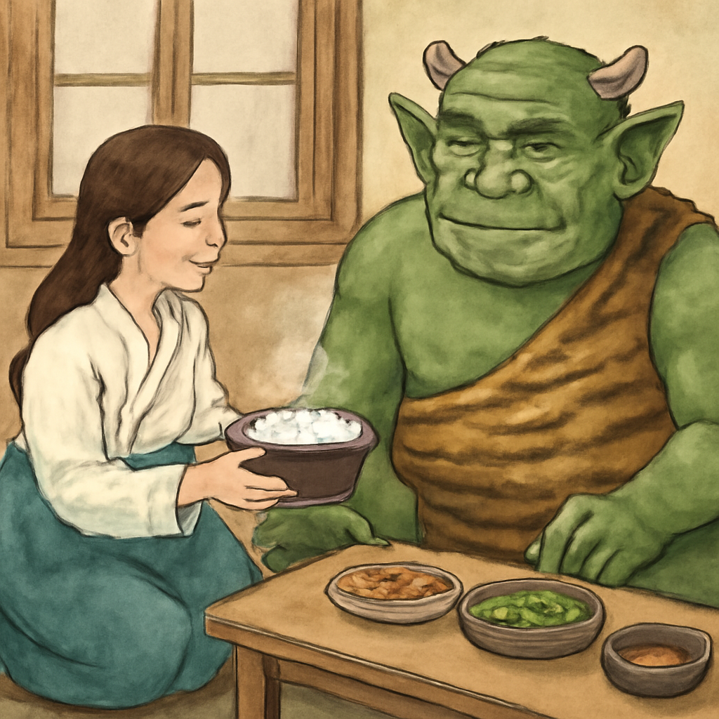 도깨비 밥을 차리는 꿈 - 꿈 해몽, 꿈 풀이(+자세한 해석)이미지