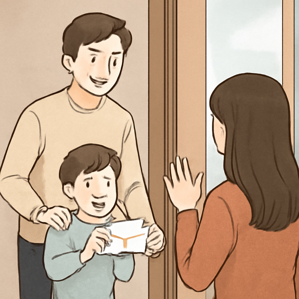 오빠와 조카가 집에 찾아와 흰색 돈 봉투를 주고 가는  - 꿈 해몽, 꿈 풀이(+자세한 해석)이미지