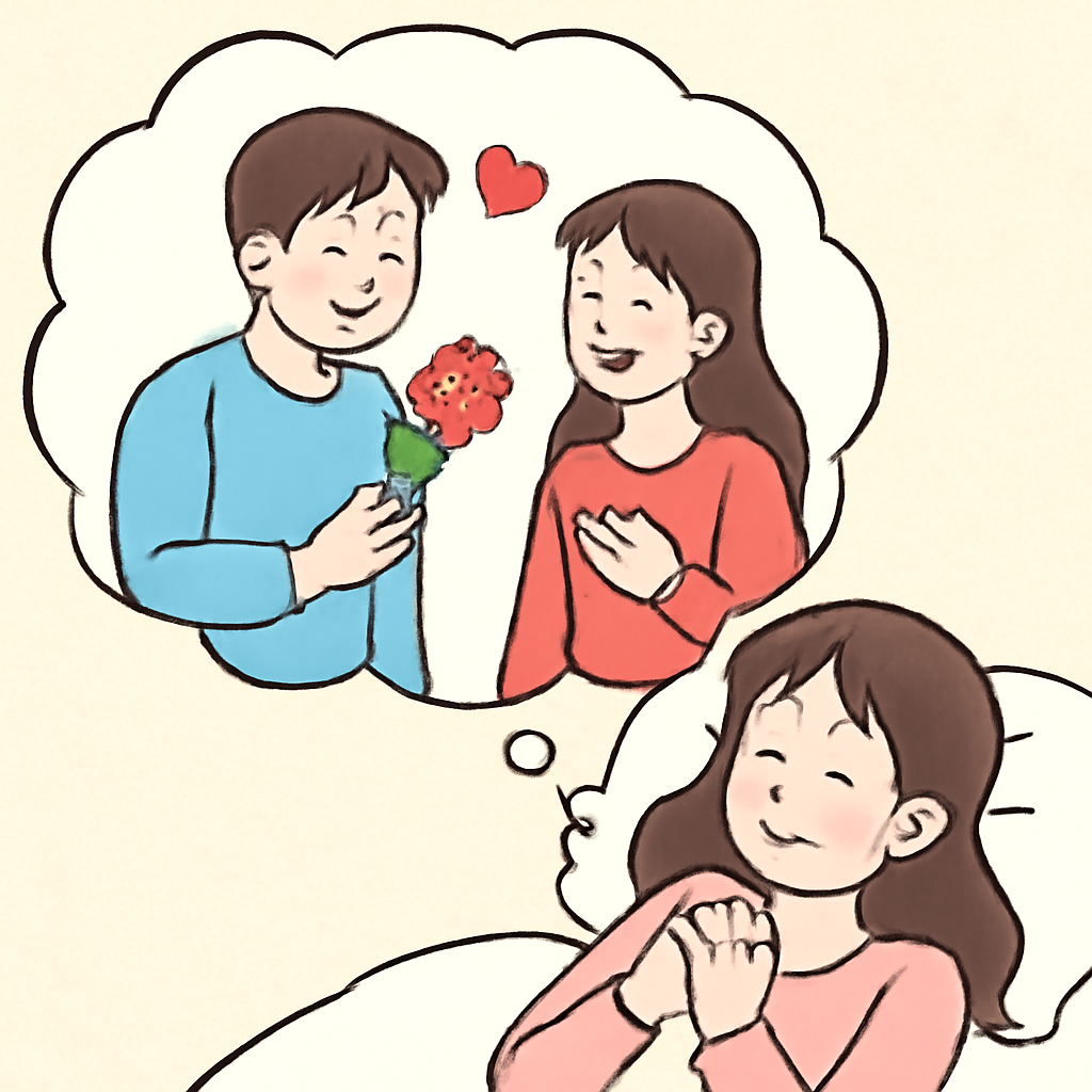 내가 좋아하는 남자가 나한테 데이트 신청 하는꿈