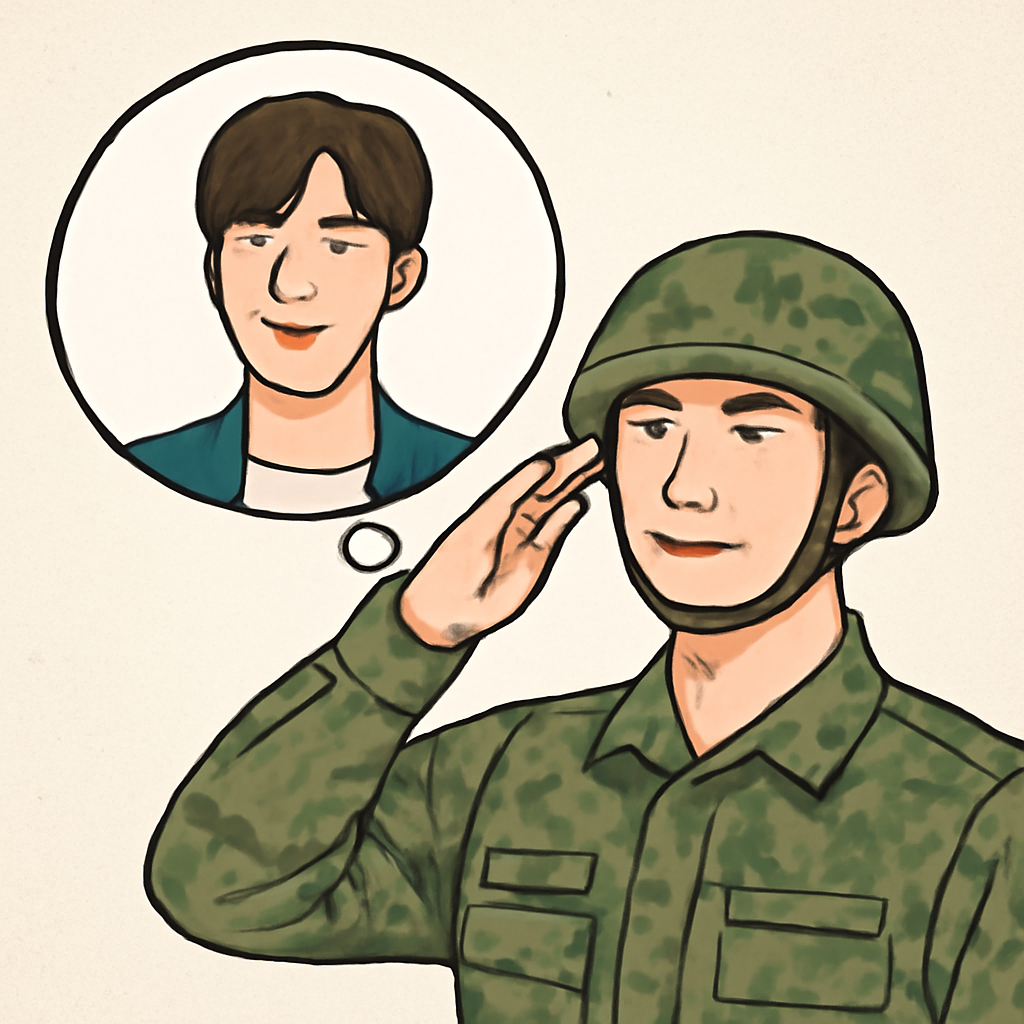 유명 연예인이 군인이 된 꿈