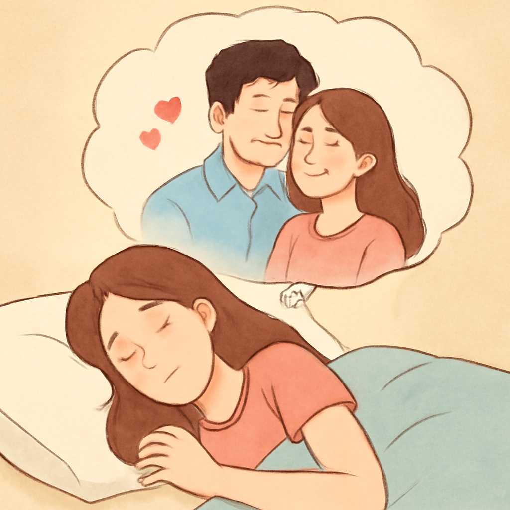 안좋게 헤어진 전남친이 꿈에 좋게 나옴 행복했음