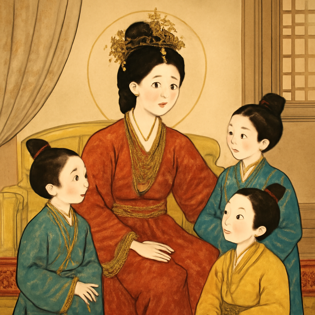 황후인내가황자들을돌보고보살피는꿈