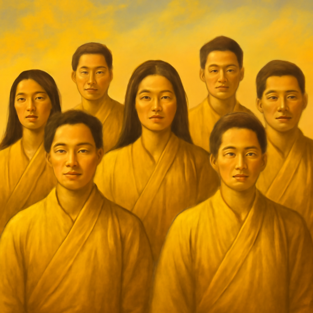 금색옷입은8사람들 - 꿈 해몽, 꿈 풀이(+자세한 해석)이미지