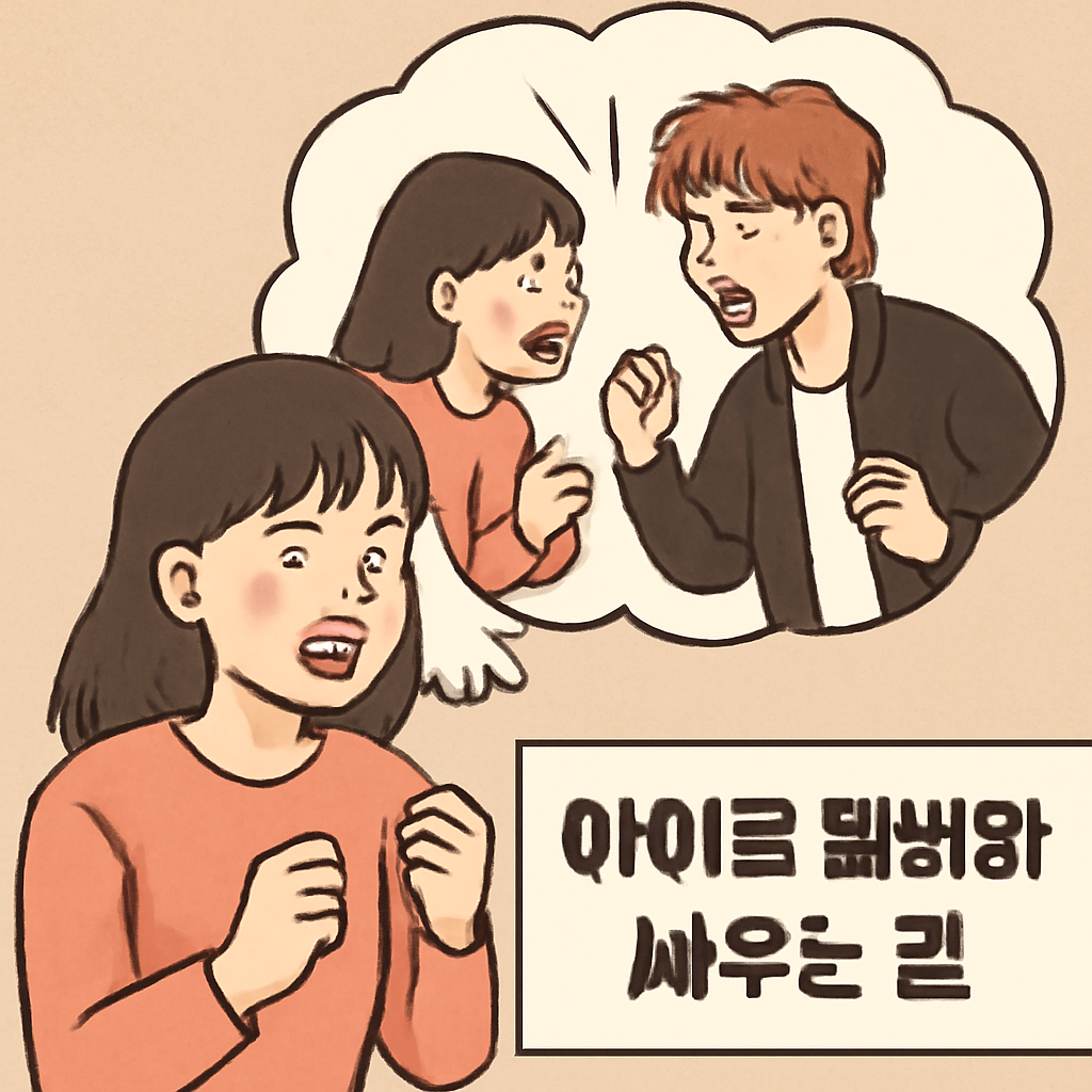 아이돌 멤버와 싸우는 꿈