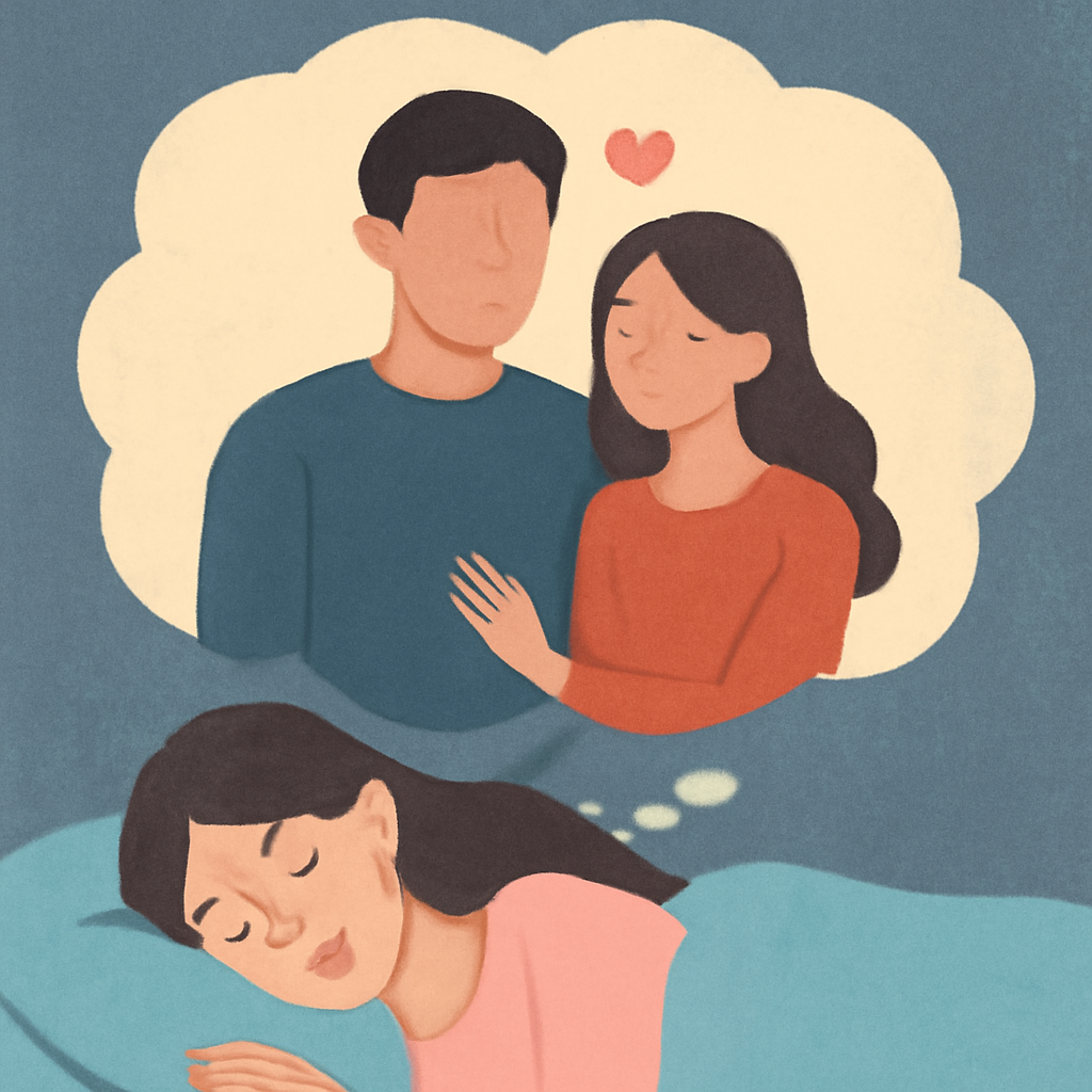 얼굴만 아는 사람이랑 연애하는 꿈을 꿧어요
