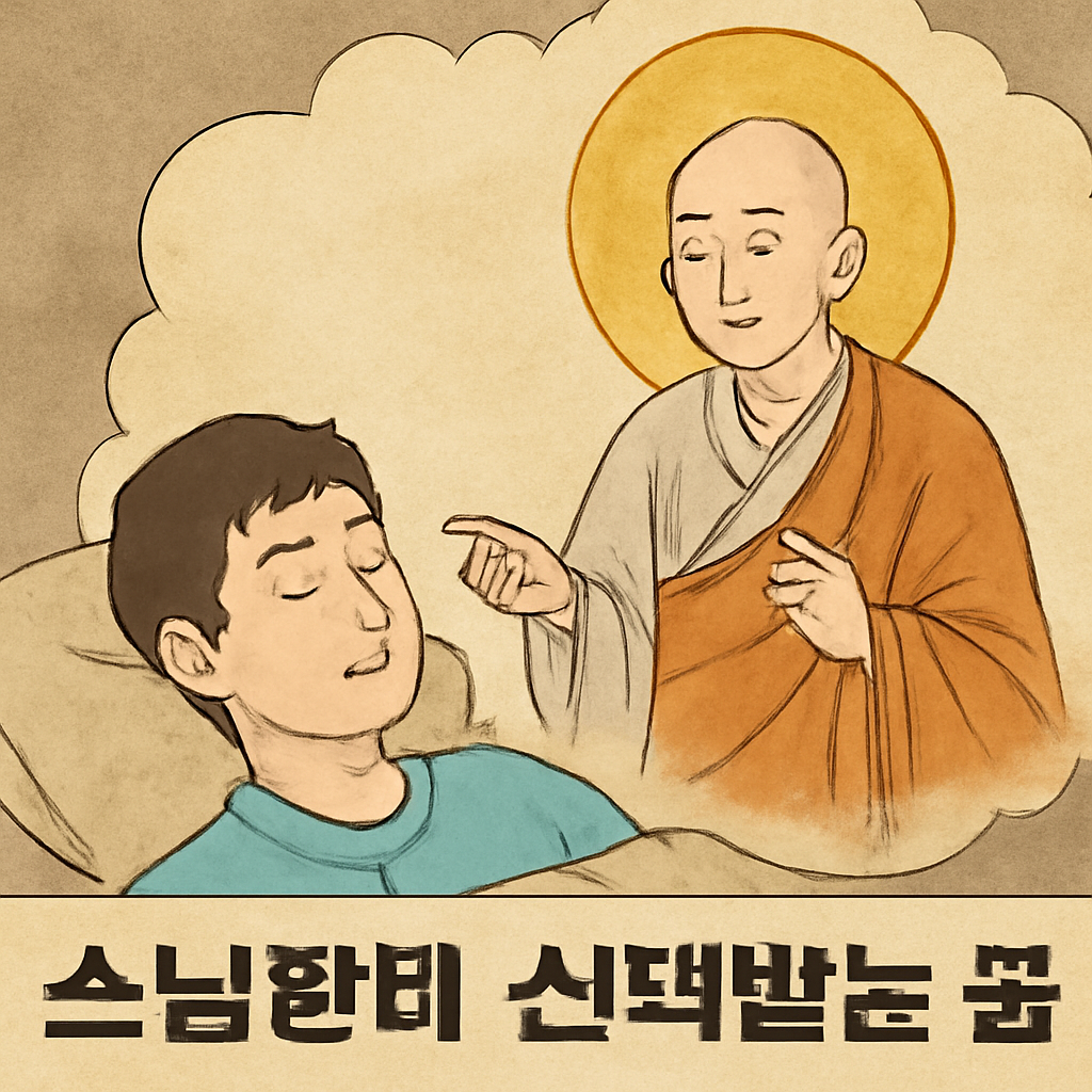 스님한테 선택받는 꿈 - 꿈 해몽, 꿈 풀이(+자세한 해석)이미지