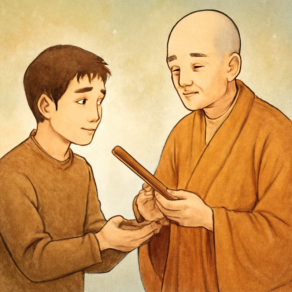 스님한테서 피리를 받은꿈 - 꿈 해몽, 꿈 풀이(+자세한 해석)이미지