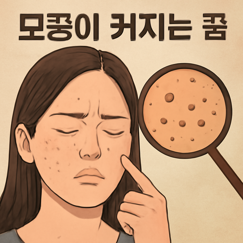 모공이 커지는꿈