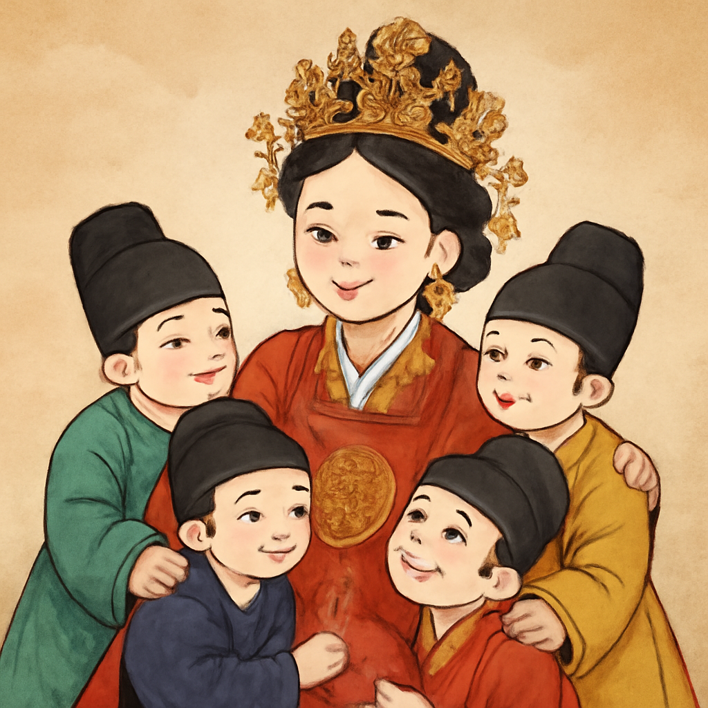내가 황후가 되어 황자들을 아끼고 예뻐해주는꿈 - 꿈 해몽, 꿈 풀이(+자세한 해석)이미지