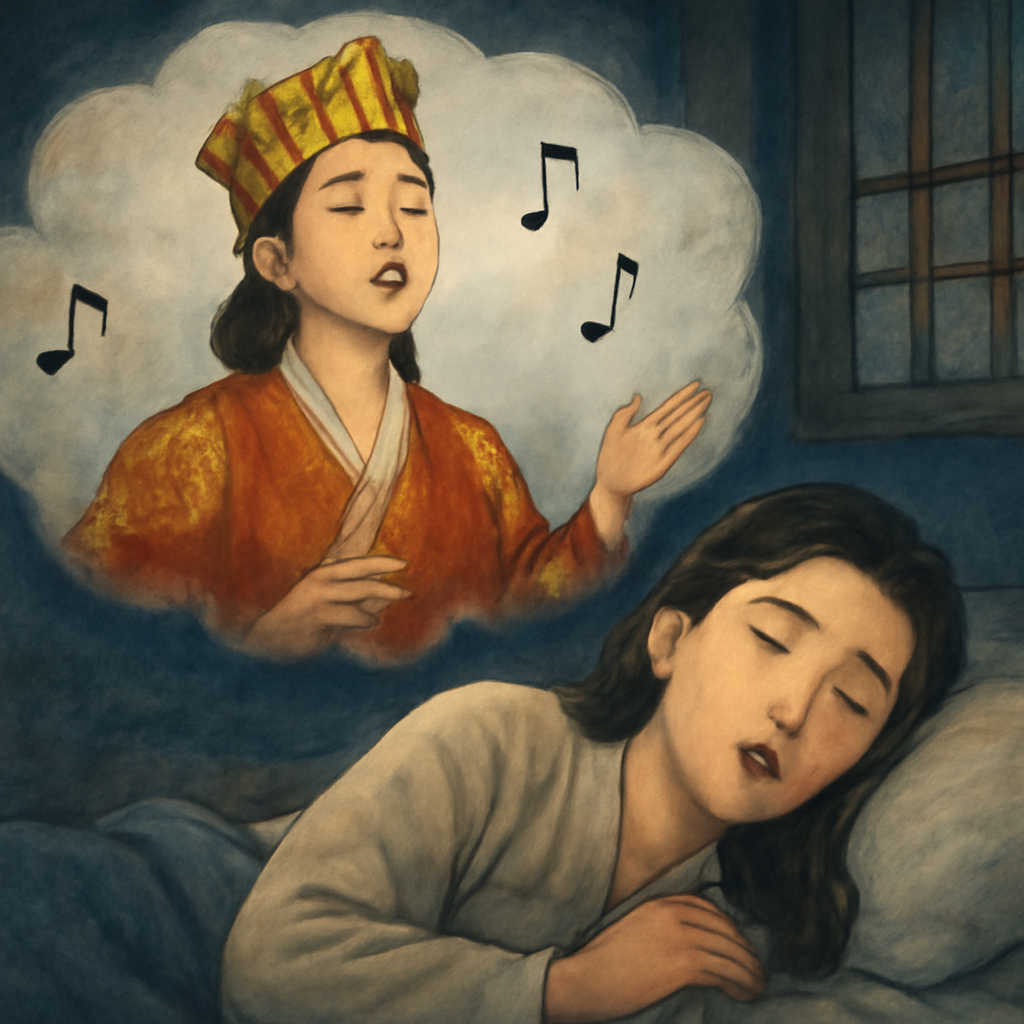 선덕여왕ost이소정달을가리운해노래를계속부르는꿈