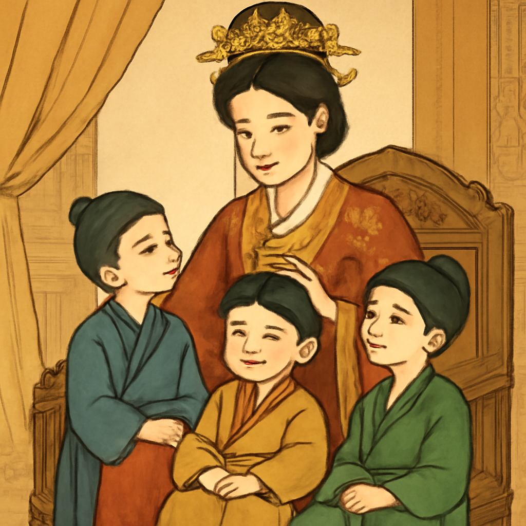 황후인내가황자들을돌보고보살피고예뻐하는꿈