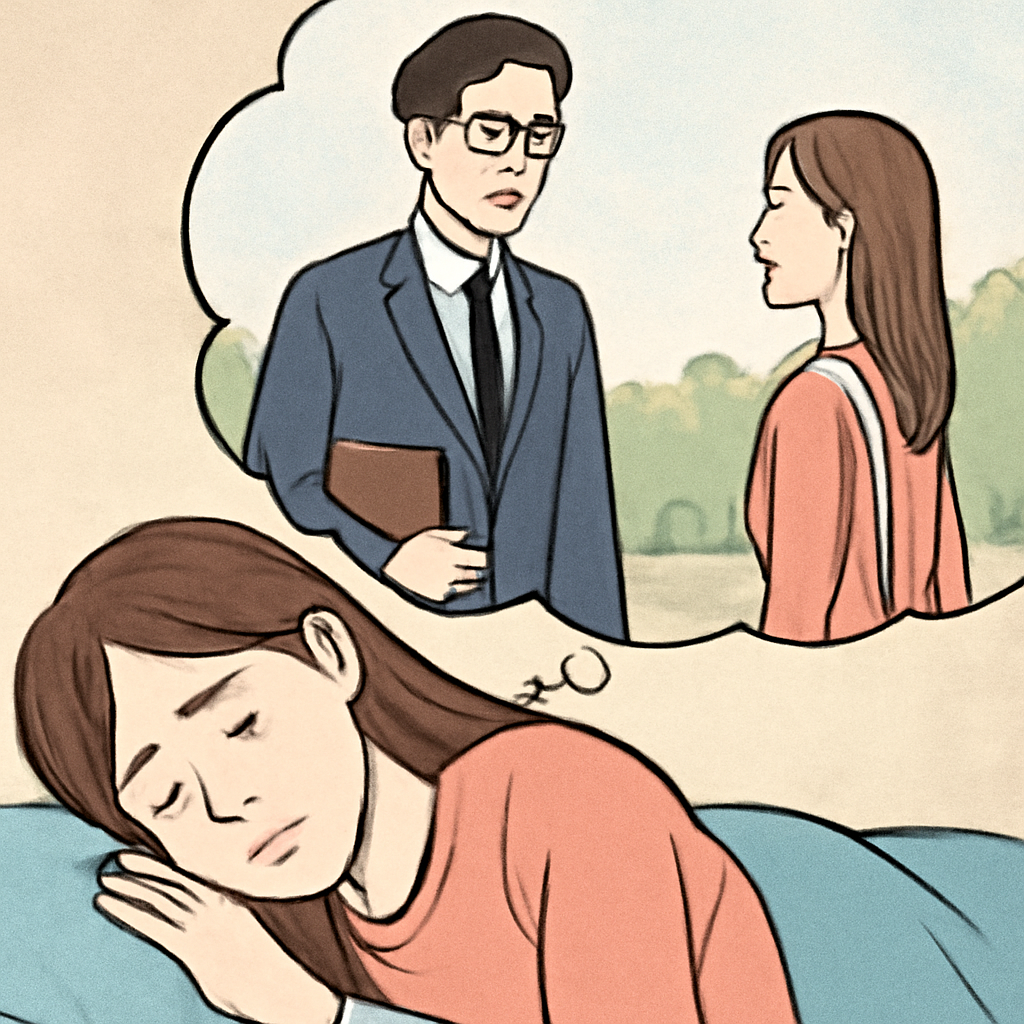 내가좋아하는남자선생님이다른여자랑만나기로했다고만나러가는꿈