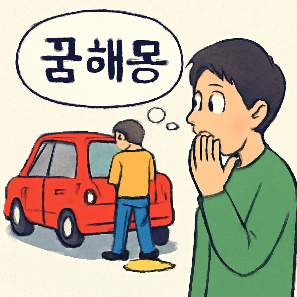 누가 친구차에 오줌싸는걸 본꿈 - 꿈 해몽, 꿈 풀이(+자세한 해석)이미지
