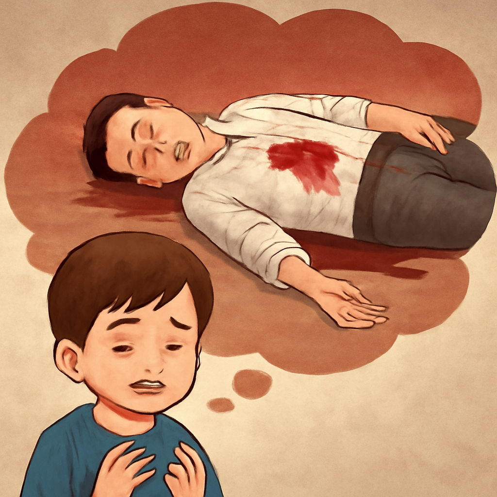 아빠가 다쳐서 피를 많이 흘린 꿈 - 꿈 해몽, 꿈 풀이(+자세한 해석)이미지