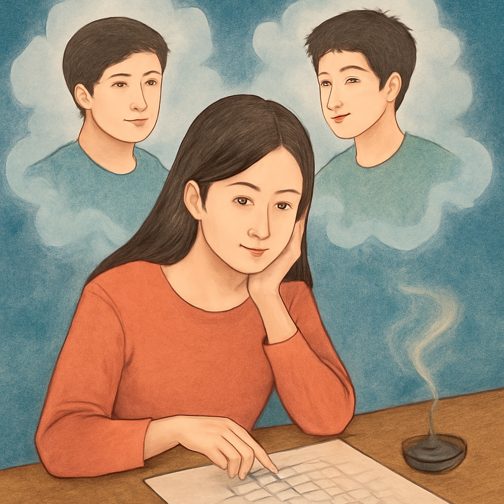 전남친,전남친의 친구,좋아하는 사람의 사주를 보는 꿈