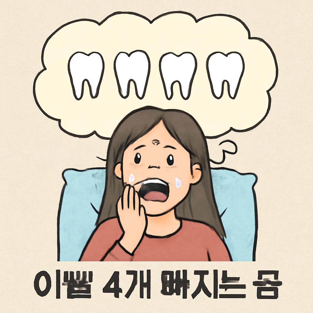 이빨4개빠지는꿈 - 꿈 해몽, 꿈 풀이(+자세한 해석)이미지