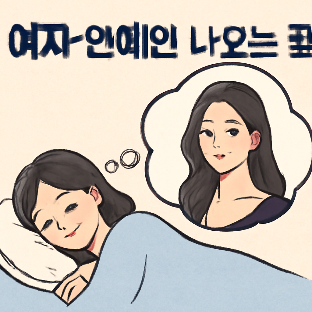 여자연예인나오는꿈 - 꿈 해몽, 꿈 풀이(+자세한 해석)이미지