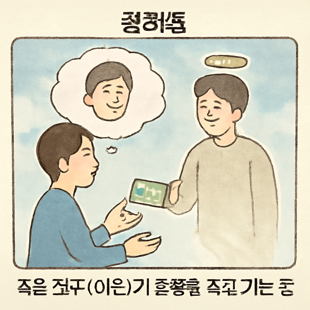 죽은 친구(이웃)가 통장을 주고  가는 꿈 - 꿈 해몽, 꿈 풀이(+자세한 해석)이미지