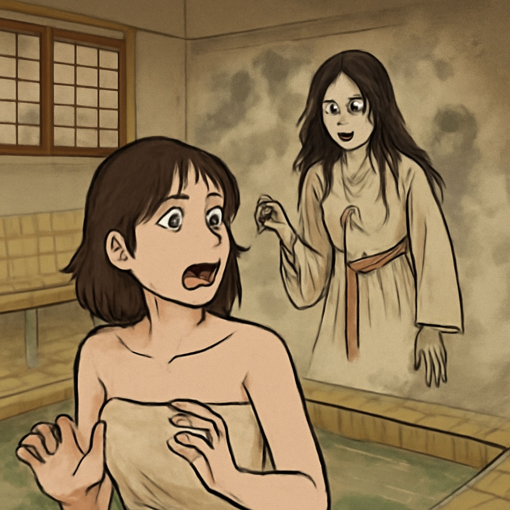 공중목욕탕에 들어갔는데 여자무당이 귀신들이있다고 했었다
