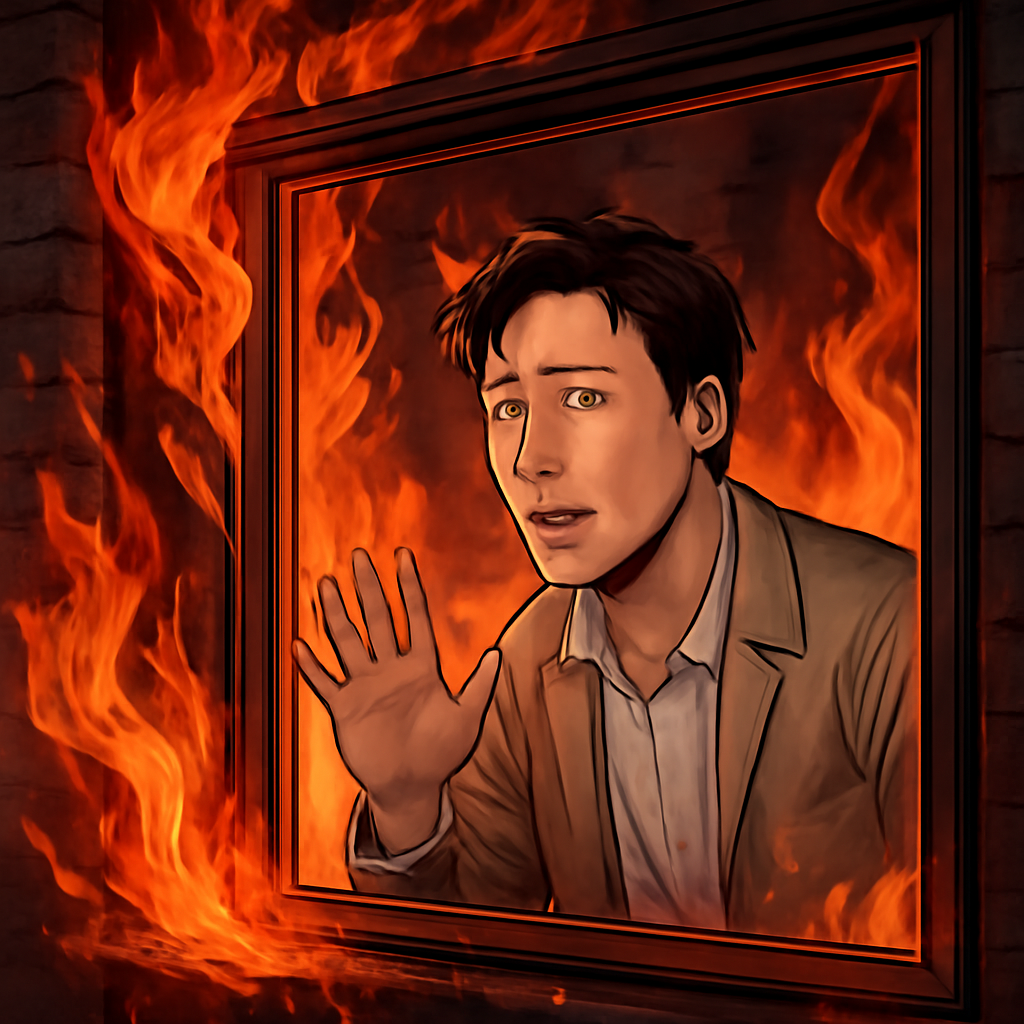 유명 연예인이 불나는 건물에 갇힌 꿈