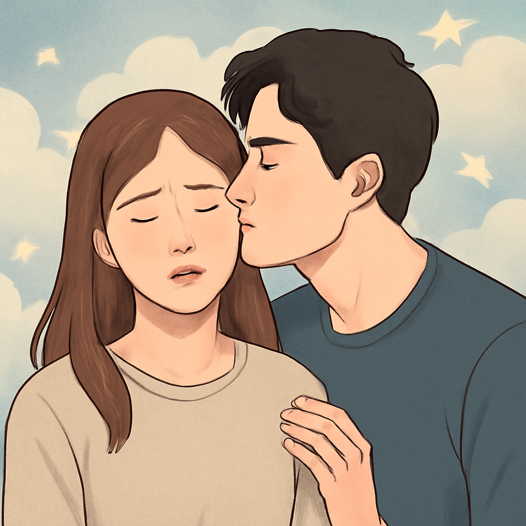 모르는낯선연하남자가 나한테 키스하는 꿈