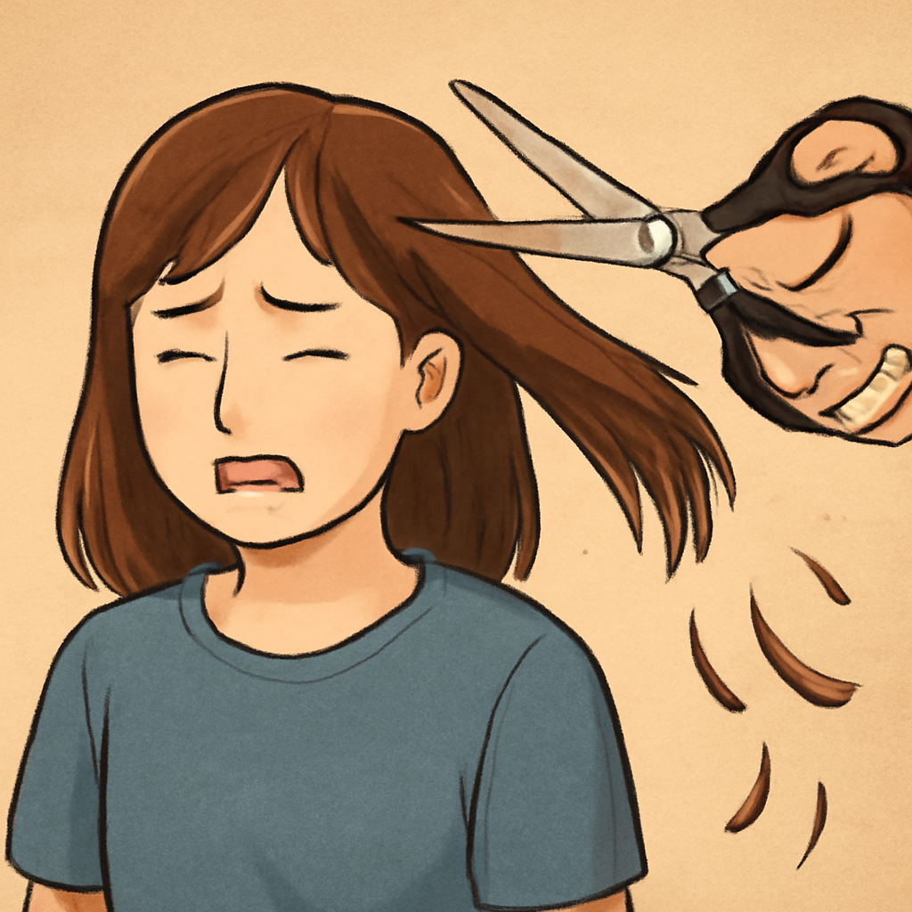 머리 잘리는