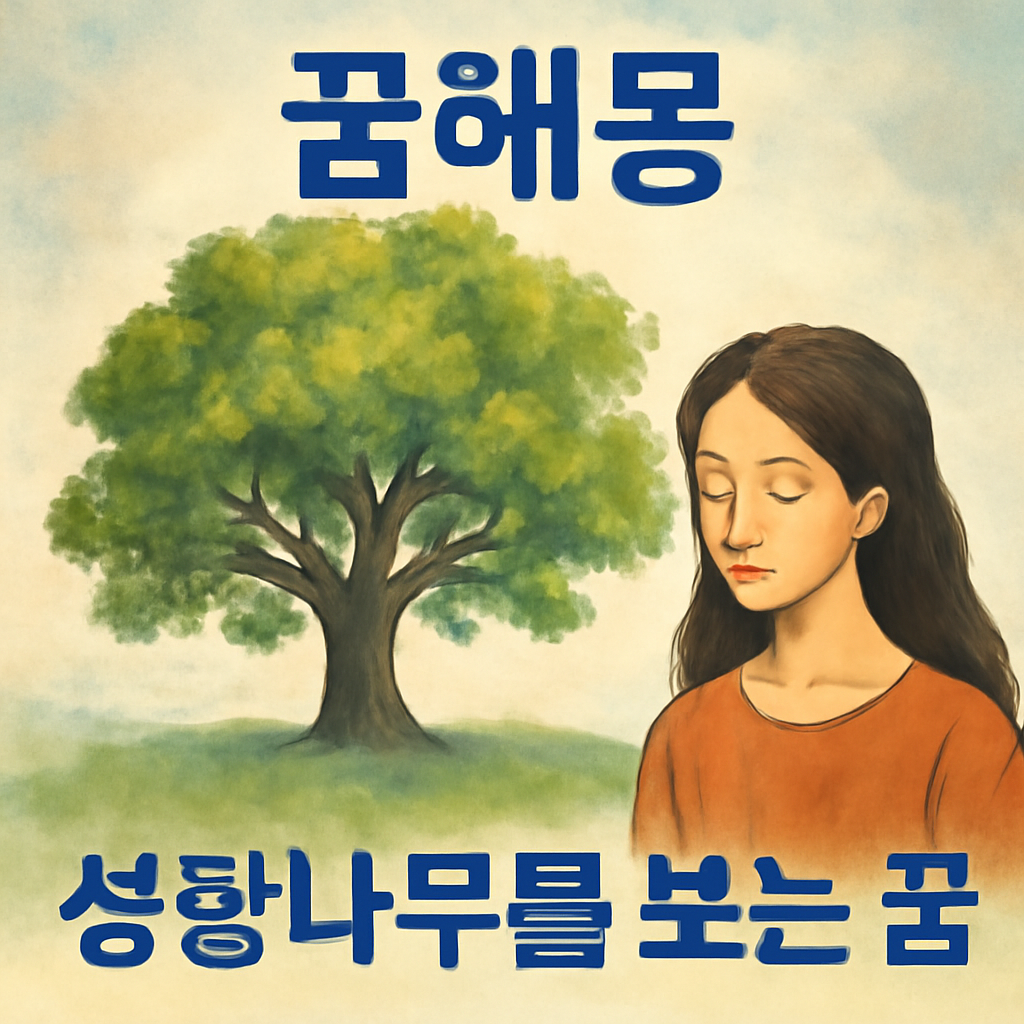 성황나무보는꿈