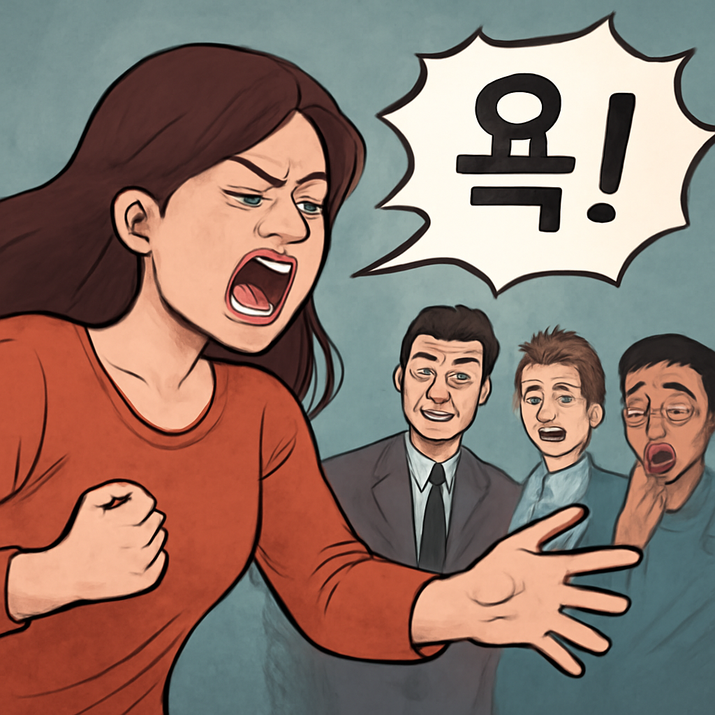 나에게 성희롱을 한 남자들에게 욕을 날리는 꿈 - 꿈 해몽, 꿈 풀이(+자세한 해석)이미지