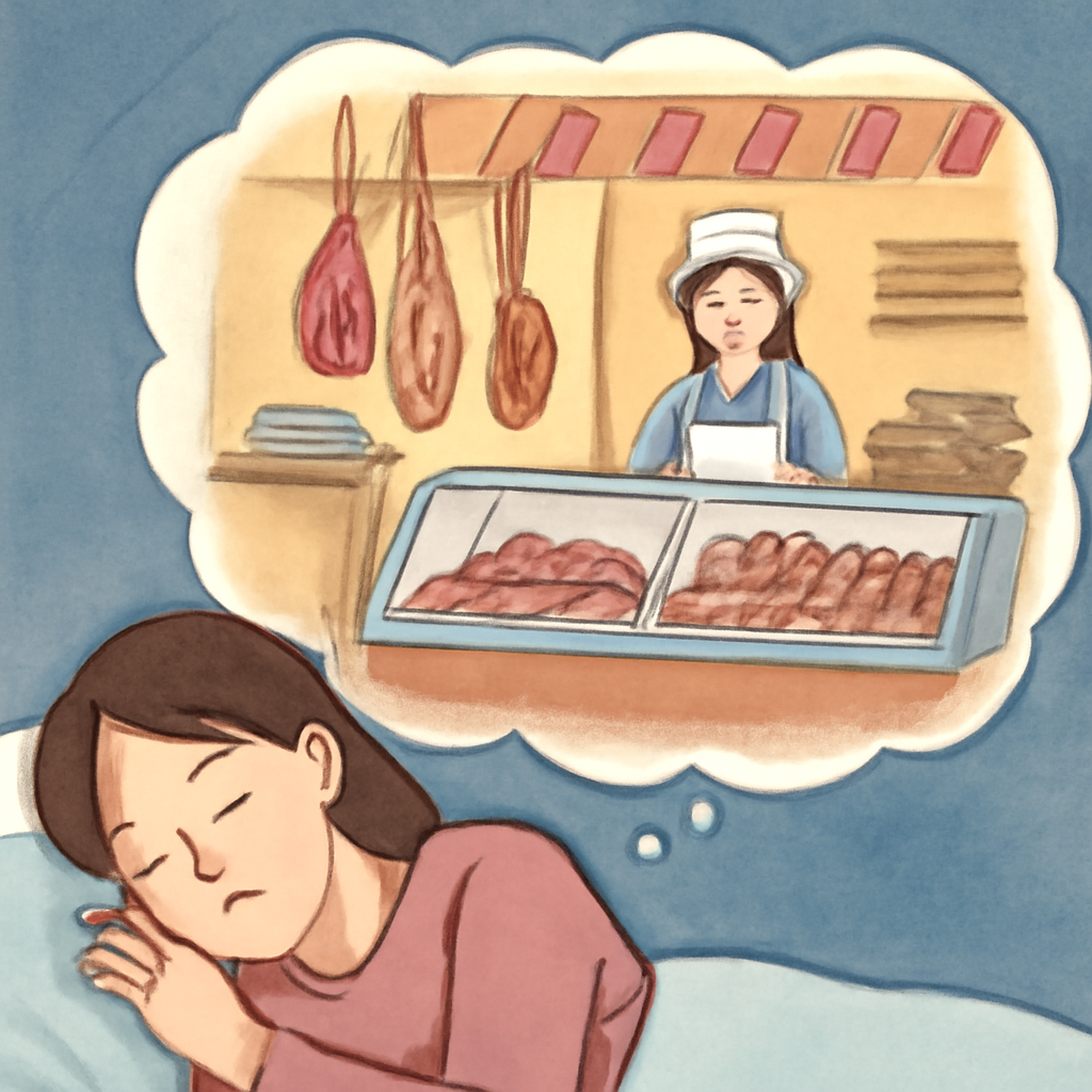 가계가 정육점으로 바뀌는 꿈