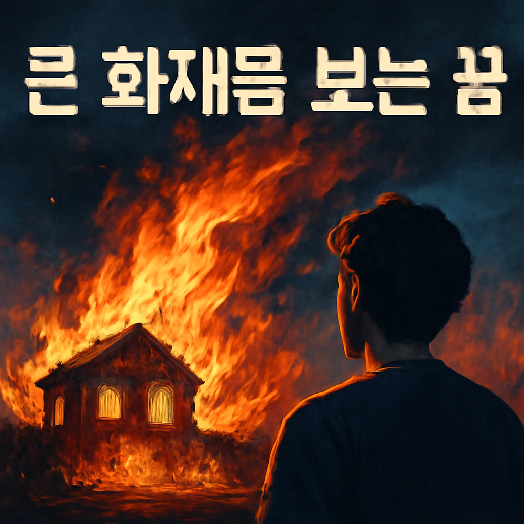 큰 화재를 보는 꿈