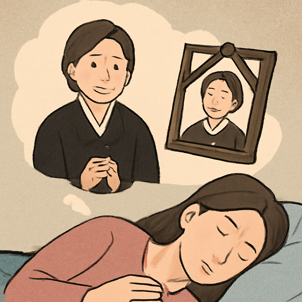 엄마 상 치르는 꿈