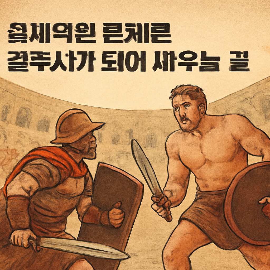 경제적인 문제로 검투사가 되어 싸우는 꿈