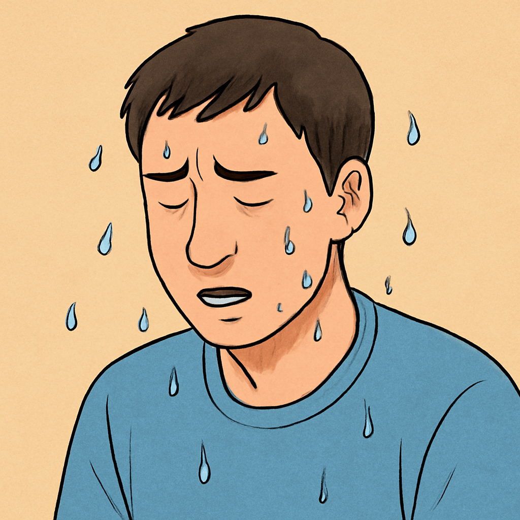 얼굴에땀흘리는꿈