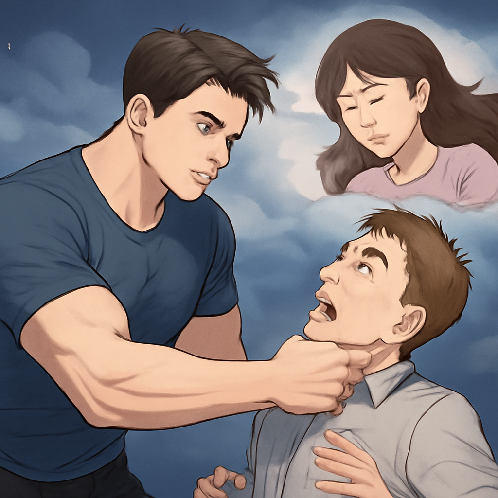 나 대신 잘생긴남자가 나를 괴롭힌 사람을 잡는 꿈