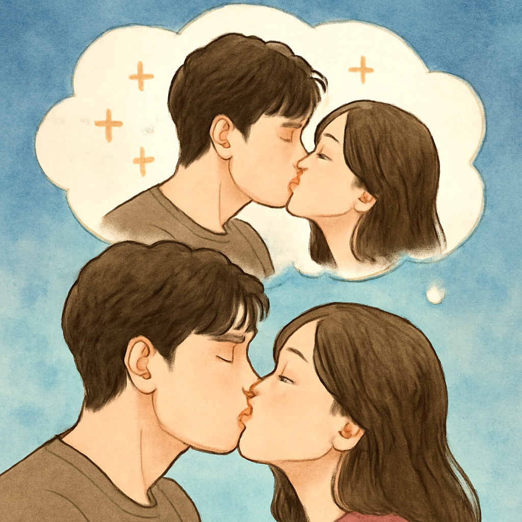 남자 연예인이 나한테 키스하는꿈